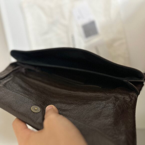 Vintage Hardware Envelope Clutch Brown - Picture 6 of 7